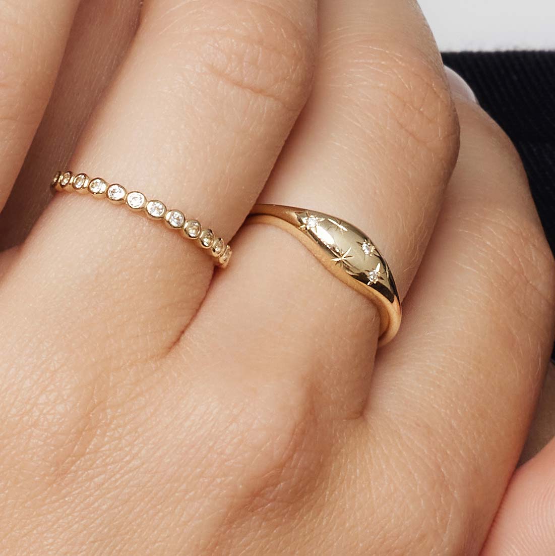 Dome™ | Gold Diamond Ring
