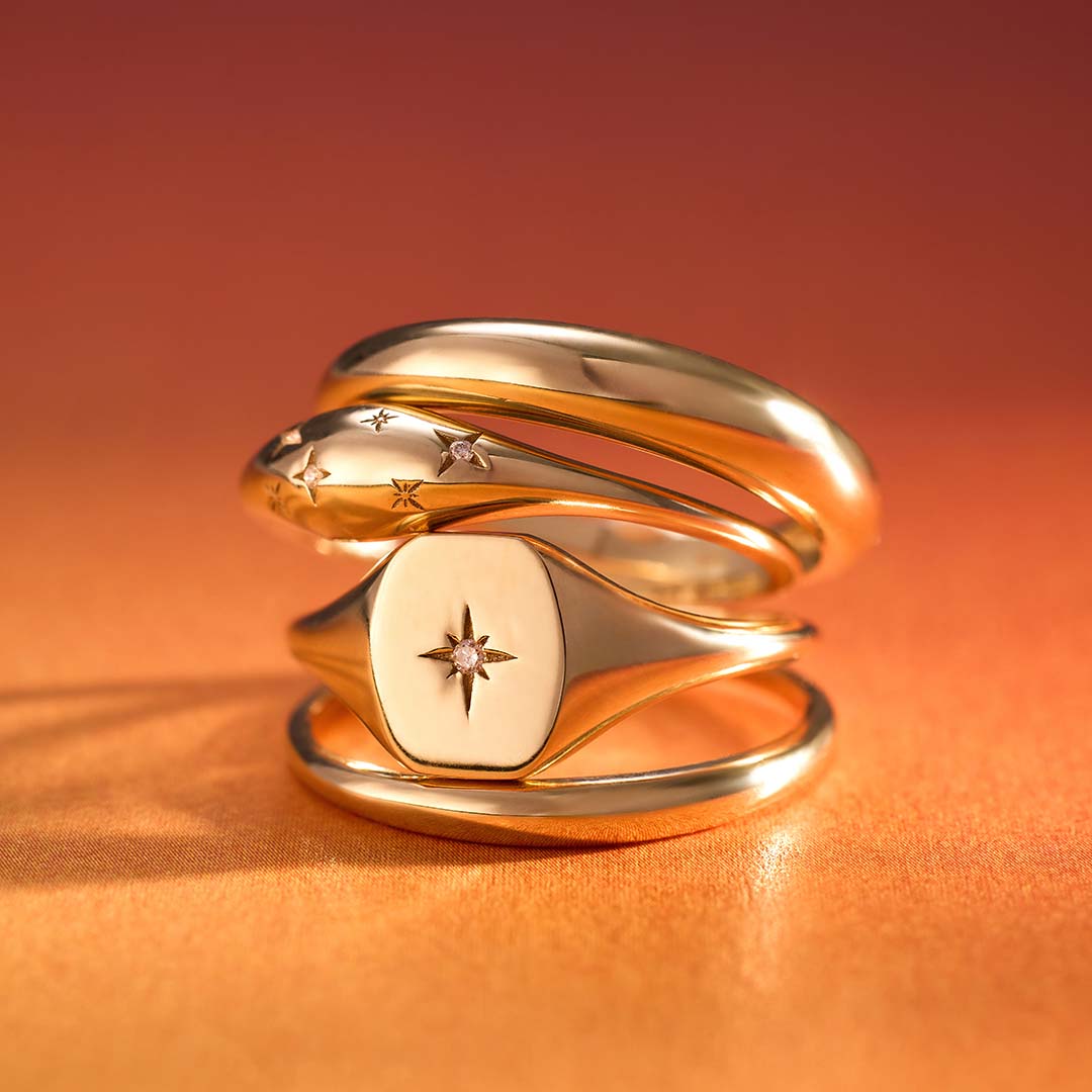 Dome™ | Gold Diamond Ring