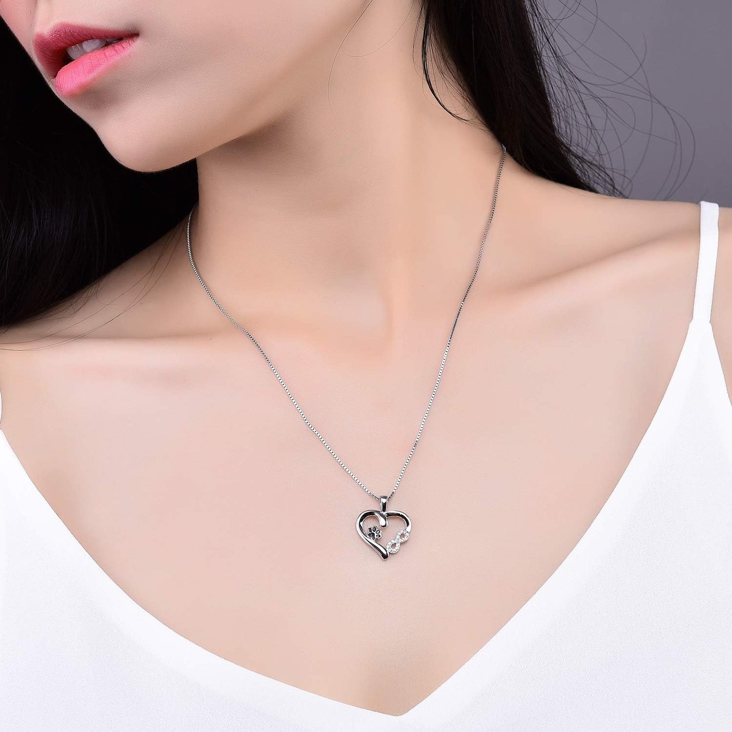 Althea™ | Paw, Heart & Infinity Necklace